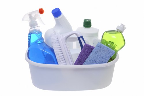Office cleaning team preparing a Sutton workplace for the day