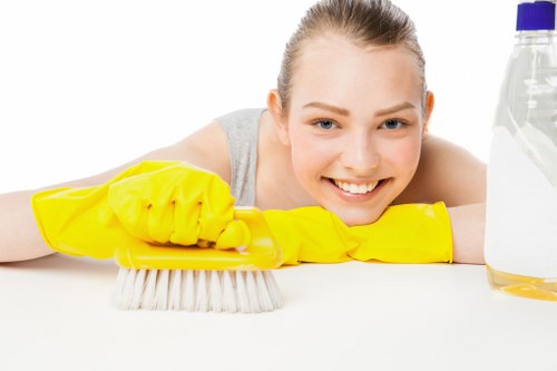 Professional deep cleaning service for a Sutton home kitchen