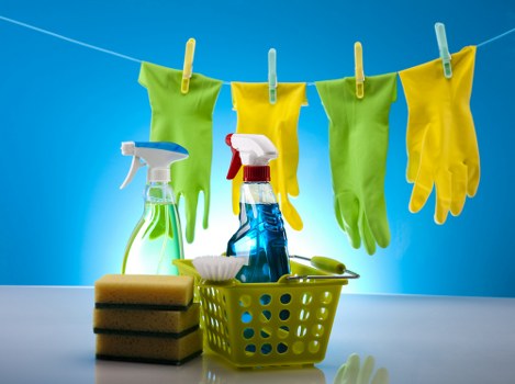 Local cleaners carrying out a detailed deep clean in Sutton